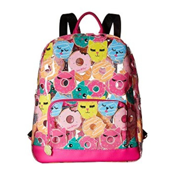Betsey Johnson Handbags - Betsey Johnson Cat Clear Backpack